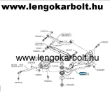 Nissan Qashqai jobb hátsó lengőkar